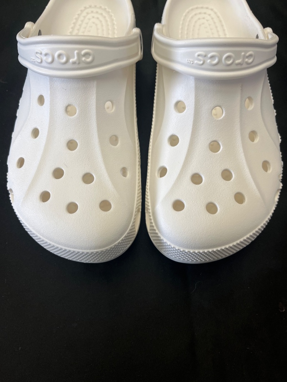 Like New Pair of CROCS Bays Clogs. Sz. 10 . - Picture 6 of 13